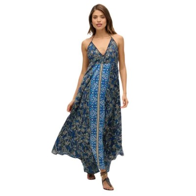 рокля,дамски,поли,и,рокли,superdry,st,tropez,paisley,sleeveless,long,dress,blue,(navy,leaf,paisley)