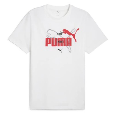 тениска,мъжки,тениски,puma,ess,logo,lab,summer,short,sleeve,t,shirt,white
