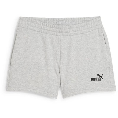 къси,панталони,дамски,панталони,puma,ess,small,no.,1,logo,4´´,shorts,grey,(light,gray,heather)