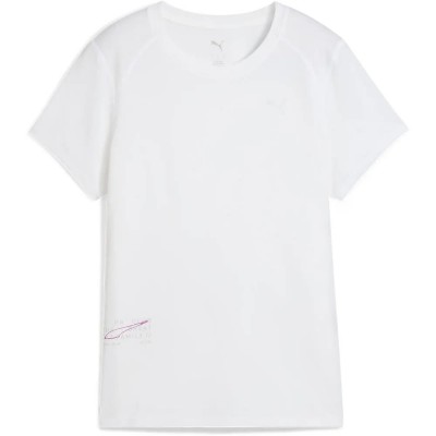 тениска,дамски,тениски,puma,run,graphic,mesh,short,sleeve,t,shirt