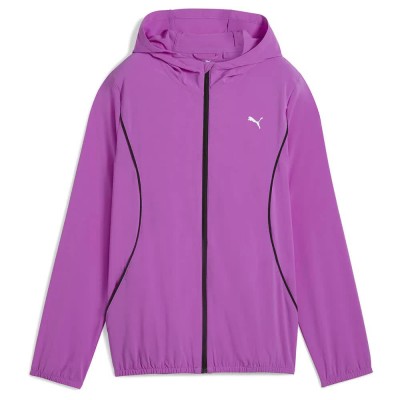 блуза,дамски,блузи,puma,run,velocity,full,zip,sweatshirt,purple