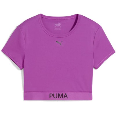 тениска,дамски,тениски,puma,strong,short,sleeve,t,shirt,wild,berry,(purple)