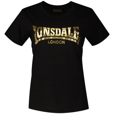 тениска,дамски,тениски,lonsdale,cartmel,short,sleeve,t,shirt,black,gold,(black)