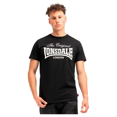 тениска,мъжки,тениски,lonsdale,colsbrooke,short,sleeve,t,shirt,black,white,(black)
