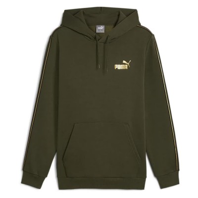 суичър,мъжки,пуловери,puma,ess,tape,minimal,gold,hoodie,dark,olive,(green)