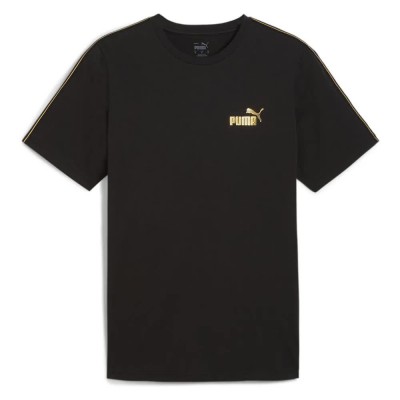 тениска,мъжки,тениски,puma,ess,tape,minimal,gold,short,sleeve,t,shirt,black,(black)