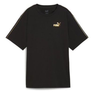 тениска,дамски,тениски,puma,ess,tape,minimal,gold,short,sleeve,t,shirt,black