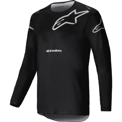 блуза,с,дълъг,ръкав,мъжки,тениски,alpinestars,racer,graphite,long,sleeve,jersey,black,(black,grey)