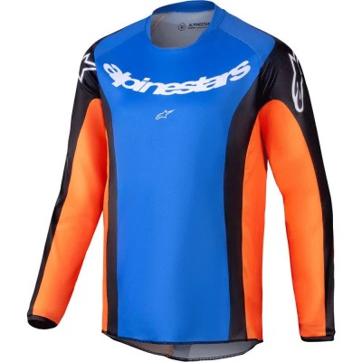 блуза,с,дълъг,ръкав,мъжки,тениски,дамски,тениски,alpinestars,racer,melt,long,sleeve,jersey,blue,(orange,blue)