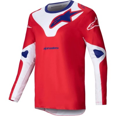 блуза,с,дълъг,ръкав,мъжки,тениски,alpinestars,racer,veil,long,sleeve,jersey,red,(bright,red,white)