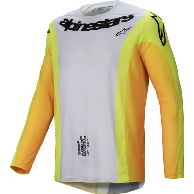 блуза,с,дълъг,ръкав,мъжки,тениски,alpinestars,techstar,melt,long,sleeve,jersey,yellow,(yellow,black)