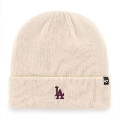 шапка,всички,шапки,47,mlb,los,angeles,dodgers,centerfield,beanie,beige,(natural)