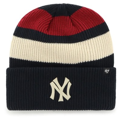 шапка,всички,шапки,47,mlb,new,york,yankees,clubhouse,jennings,beanie,blue,(navy)