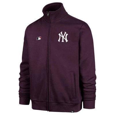 блуза,мъжки,пуловери,47,mlb,new,york,yankees,core,islington,full,zip,sweatshirt,plum,(purple)
