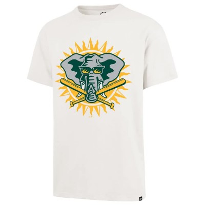 тениска,мъжки,тениски,47,mlb,oakland,athletics,graphic,drop,shoulder,short,sleeve,t,shirt,white,(sandstone)