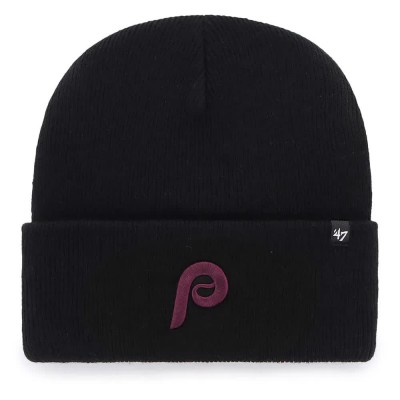 шапка,всички,шапки,47,mlb,philadelphia,phillies,haymaker,beanie,black,(black)