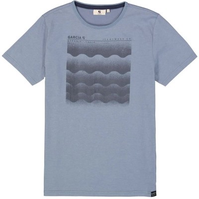 тениска,дамски,тениски,garcia,c51201,short,sleeve,t,shirt,stone,blue,(blue)