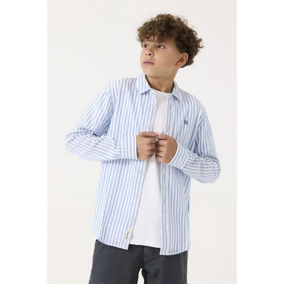 риза,с,дълъг,ръкав,детски,ризи,garcia,c53620,long,sleeve,shirt,blue