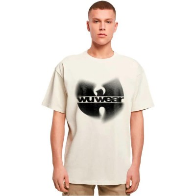 тениска,мъжки,тениски,wu,wear,faded,logo,oversize,short,sleeve,t,shirt,beige,(sand)