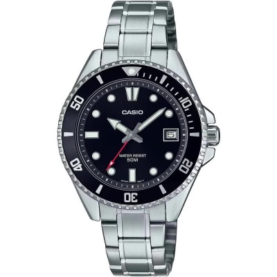 часовник,часовници,casio,mdv,10d,1a1,watch,silver,grey,(black)