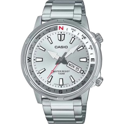 часовник,часовници,casio,mtd,130d,7a,watch,silver