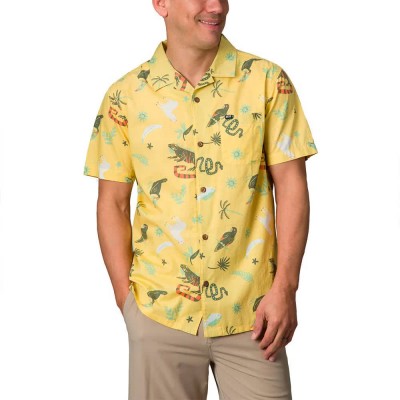 риза,с,къс,ръкав,мъжки,ризи,reef,roy,short,sleeve,shirt,citrn,dusky,citron,(yellow)