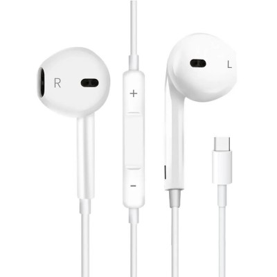 слушалки,слушалки,mobile,+,estereo,type,c,earphones,white,(white)