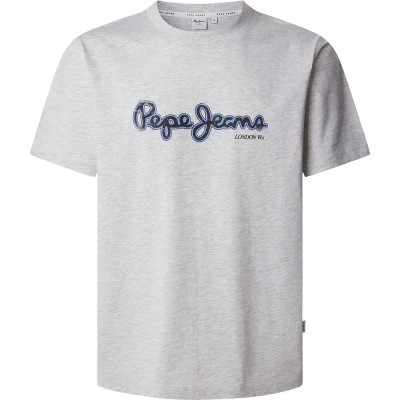 тениска,мъжки,тениски,pepe,jeans,dorian,short,sleeve,t,shirt,light,grey,marl,(grey)
