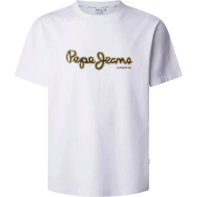 тениска,мъжки,тениски,дамски,тениски,pepe,jeans,dorian,short,sleeve,t,shirt,white,(white)