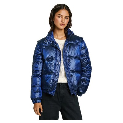яке,дамски,якета,и,палта,pepe,jeans,flora,puffer,jacket,blue