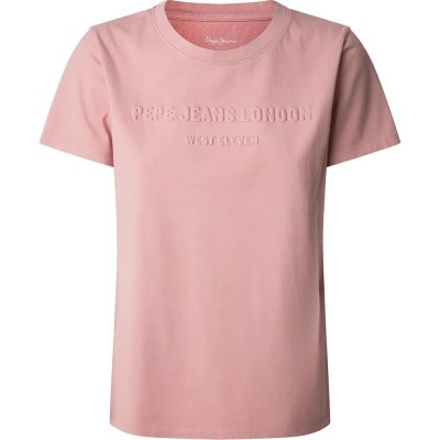 тениска,дамски,тениски,pepe,jeans,loretta,short,sleeve,t,shirt,pink,(pink)