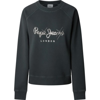 блуза,дамски,блузи,pepe,jeans,lupita,sweatshirt,black,(black)
