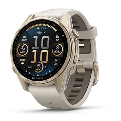 часовници,garmin,reloj,fenix,8,43,mm,amoled,sapphire,fog,gray,soft,gold,stainless,steel,(white)