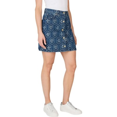пола,дамски,поли,и,рокли,pepe,jeans,jacquard,short,skirt,blue