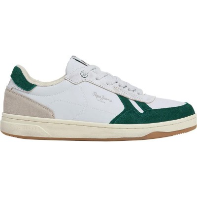 маратонки,мъжки,маратонки,дамски,маратонки,pepe,jeans,kore,heritage,trainers,white,(ivy,green)