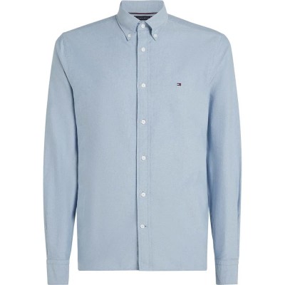 риза,с,дълъг,ръкав,мъжки,ризи,tommy,hilfiger,solid,heritage,oxford,rf,long,sleeve,shirt,blue,(opthic,white)