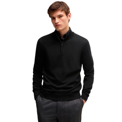 блуза,мъжки,пуловери,boss,ebenji,10266158,sweater,black,(black)