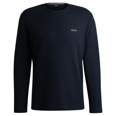 тениска,мъжки,пижами,boss,waffle,10269584,long,sleeve,pyjama,t,shirt,dark,blue,(blue)