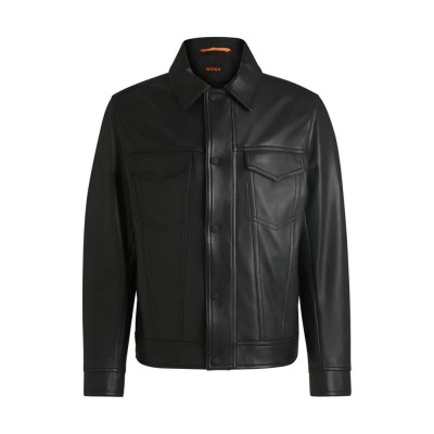 яке,мъжки,якета,boss,jocruz,leather,jacket,black