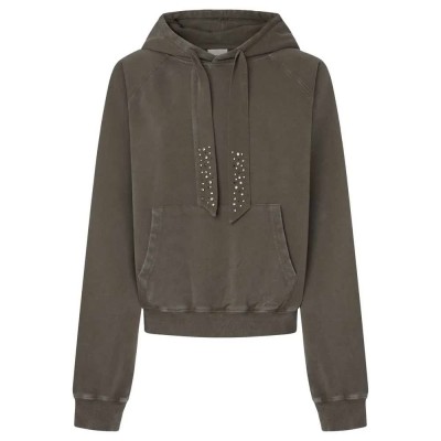 суичър,дамски,блузи,pepe,jeans,pl581451,hoodie,green