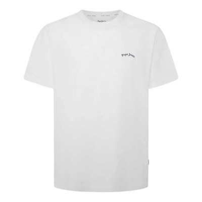 тениска,мъжки,тениски,pepe,jeans,pm509636,short,sleeve,t,shirt,white,(off,white)