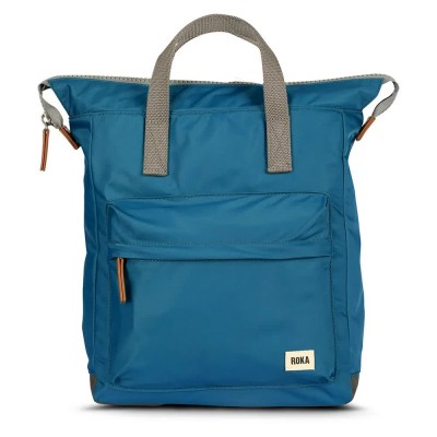 раница,раници,roka,london,bantry,b,recycled,nylon,backpack,blue