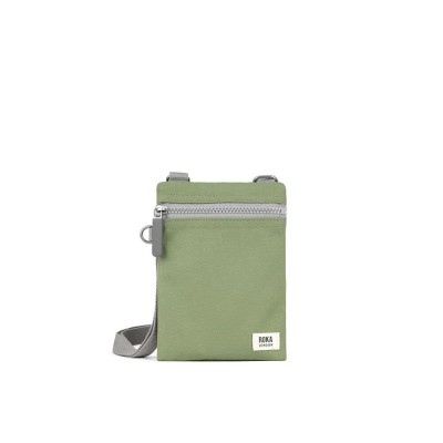 чанта,всички,чанти,roka,london,chelsea,pocket,sling,bag,granite,(green)