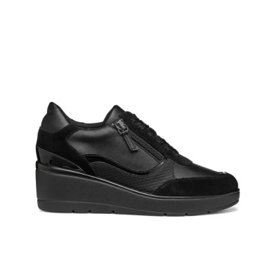 обувки,дамски,маратонки,geox,ilde,slip,on,shoes,black