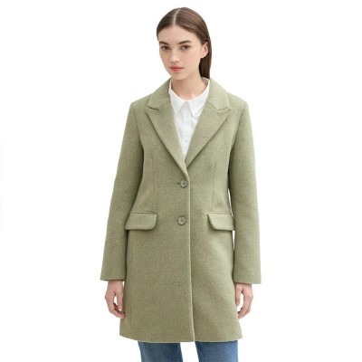 палто,дамски,якета,и,палта,tom,tailor,1042882,fitted,coat,green,(greyish,green,melange)
