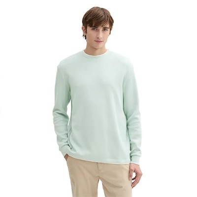 тениска,мъжки,тениски,tom,tailor,1043914,structured,2in1,long,sleeve,t,shirt,green,(sea,foam)