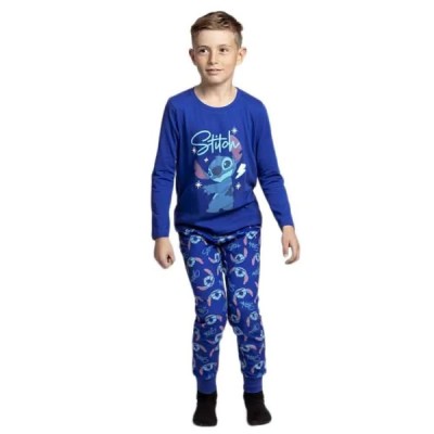 пижама,детски,пижами,stitch,stitch,long,sleeve,pyjama,blue,(multicolor)