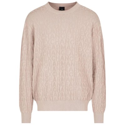 блуза,мъжки,пуловери,armani,exchange,6dzm1r,zm4dz,sweater,beige