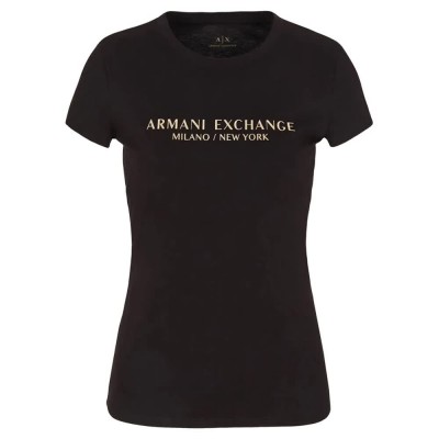 тениска,дамски,тениски,armani,exchange,8nytab,yjg3z,short,sleeve,t,shirt,black