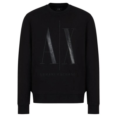 блуза,мъжки,пуловери,armani,exchange,8nzmpq,zj1zz,sweatshirt,black,(black,black)